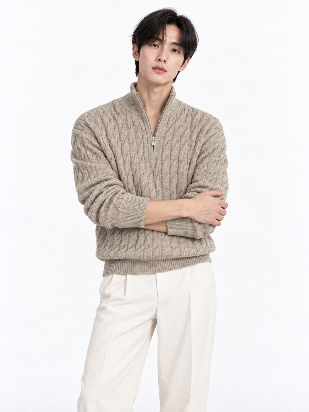 Twist Half Zip